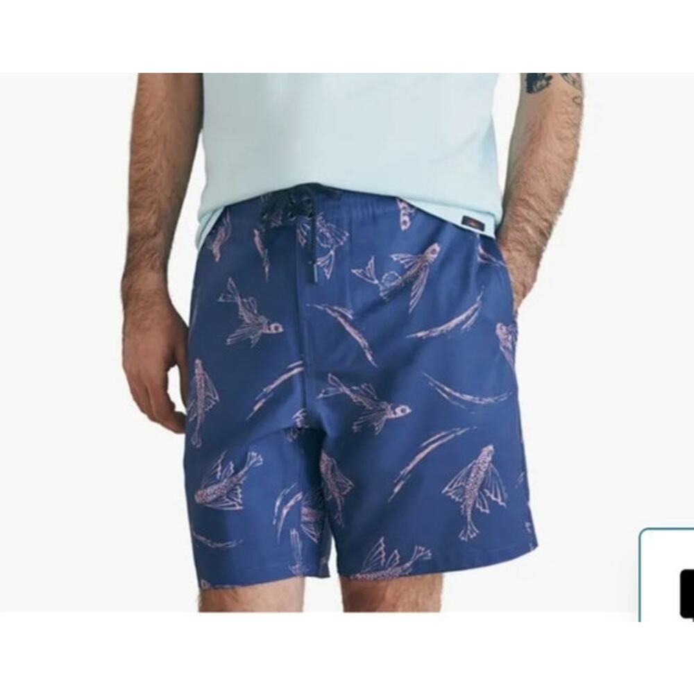 FAHERTY SUNWASHED BOARD SHORTS, SIZE 35